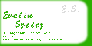 evelin szeicz business card
